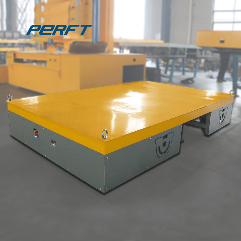 Battery Electric Trackless Platform Production Line Transfer Cart 10 Ton