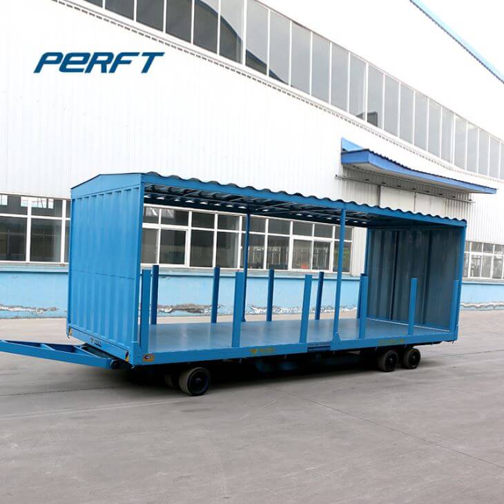 Rubber wheel or solid tyre tow trailer