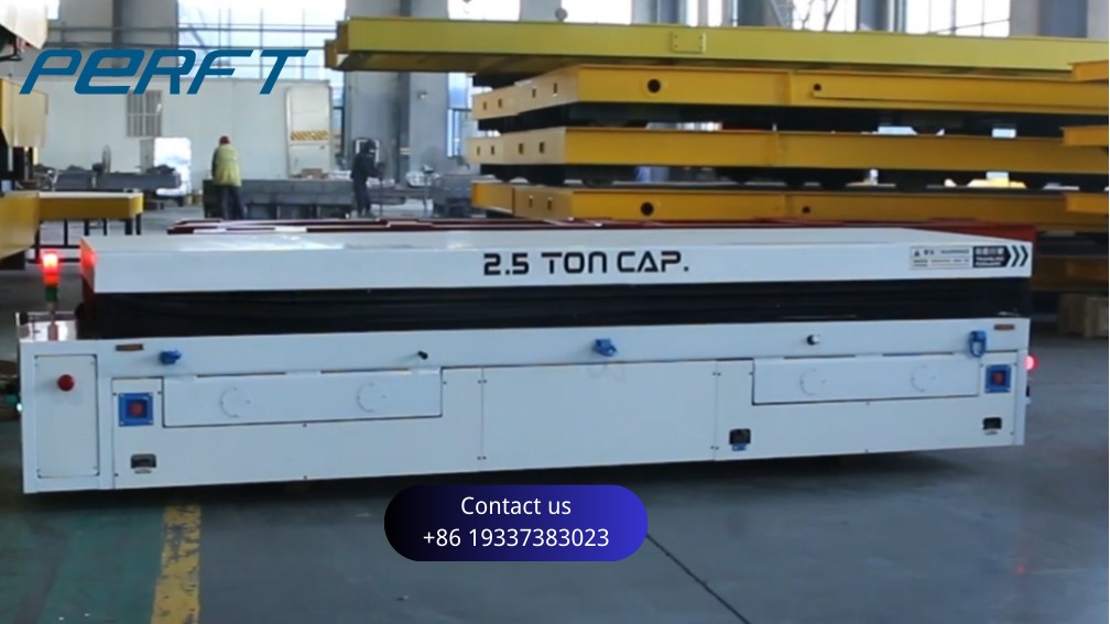 Case client for 2.5 tons scissor lifting trackless transfer cart